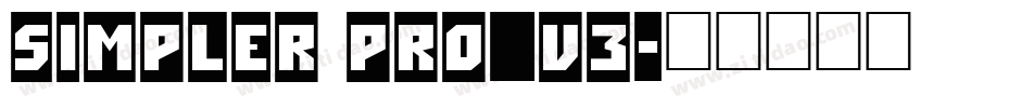 Simpler Pro_V3字体转换
